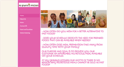 Desktop Screenshot of mygrannyskitchen.net